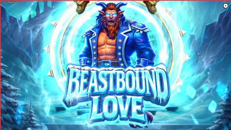 Tampilan visual slot Beastbound Love dengan tema fantasi gotik yang memukau