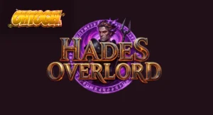 Visual atmosferik dari slot Hades Overlord dengan elemen api dan mitologi Yunani